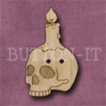 1086 Skull & Candle 20mm x 34mm