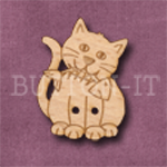 826 Cat with Fish 23mm x 30mm