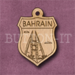 Bahrain Charm 22mm x 31mm