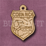 Costa Rica Charm 22mm x 31mm