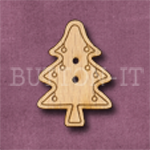 X102 Bauble Tree Button 20mm x 29mm