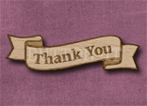 B-TY Thank You 50mm x 14mm