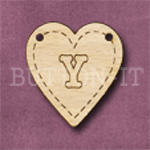 HB-Y Heart Bunting 26mm x 28mm