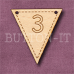 NB-3 Number Bunting 28mm x 30mm