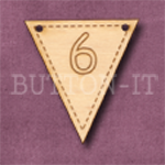 NB-6 Number Bunting 28mm x 30mm