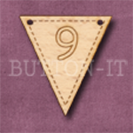 NB-9 Number Bunting 28mm x 30mm