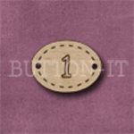 Oval Number Button 1