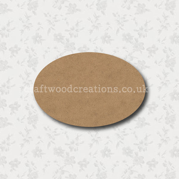 Craftwood Oval Room Sign Blank