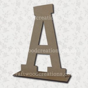Free Standing Mdf Letter A