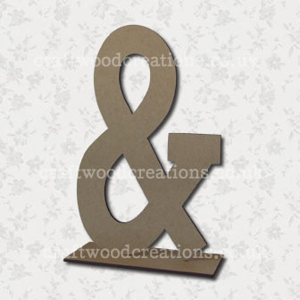 Free Standing Mdf Letters And
