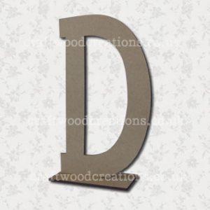Free Standing Mdf Letters D