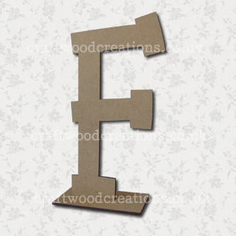Free Standing Mdf Letters F