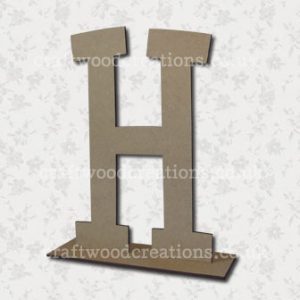 Free Standing Mdf Letters H