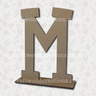 Free Standing Mdf Letters M