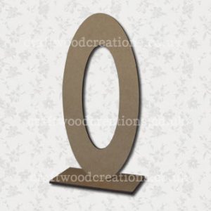 Free Standing Mdf Letters O