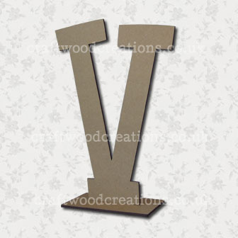 Free Standing Mdf Letters V