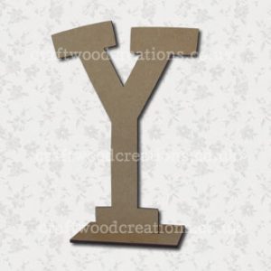 Free Standing Mdf Letters Y