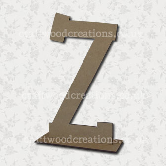 Free Standing Mdf Letters Z