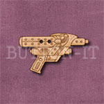 Steampunk Ray Gun Button