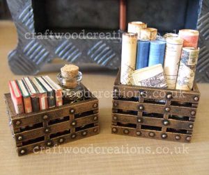 3D Mdf Miniature Crates