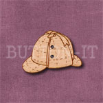 Deerstalker Hat Button