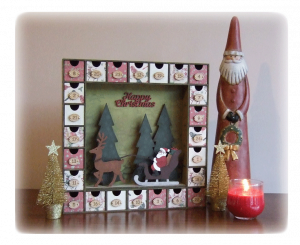 Advent Calendar with Santa and Sleigh Sample
