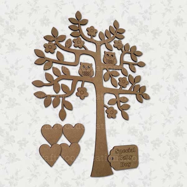 Family Tree and "Special Baby Boy" Tag