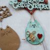 Love is Cat Shaped Sign Sample