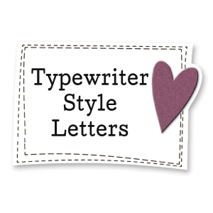 Typewriter Style Font