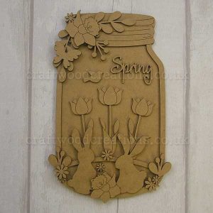Seasonals Collection Spring Jar Plaque "Spring"